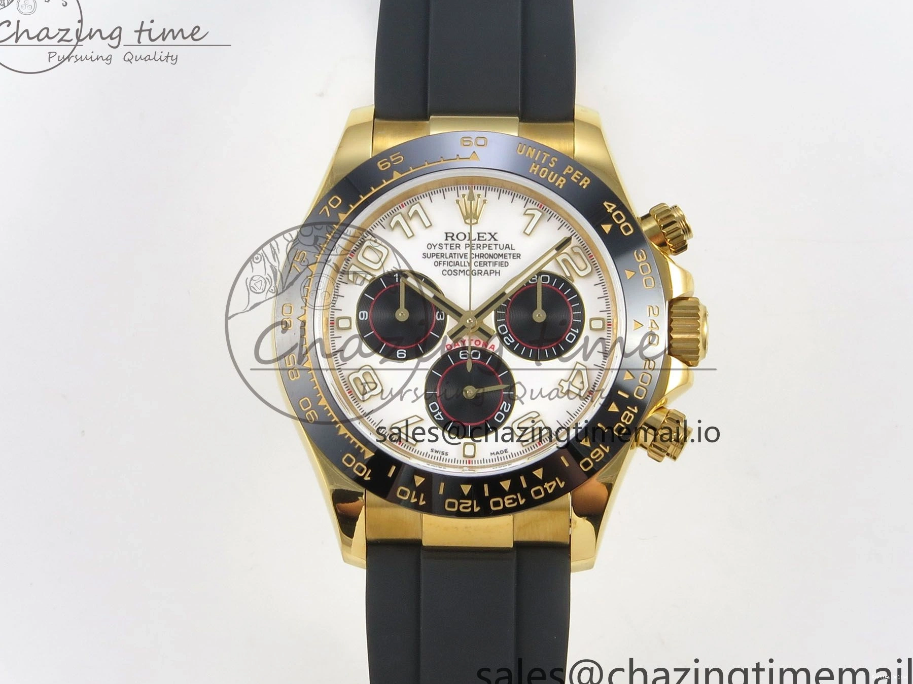0522 HighPerformance Daytona 116518 QF 1:1 Best Edition White Black Dial on Oysterflex Strap SH4130 V11（Gain Weight） 162